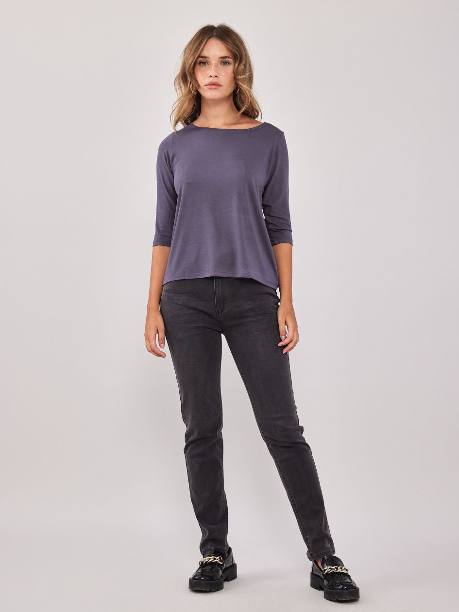 חולצת סירה שרוול 3/4