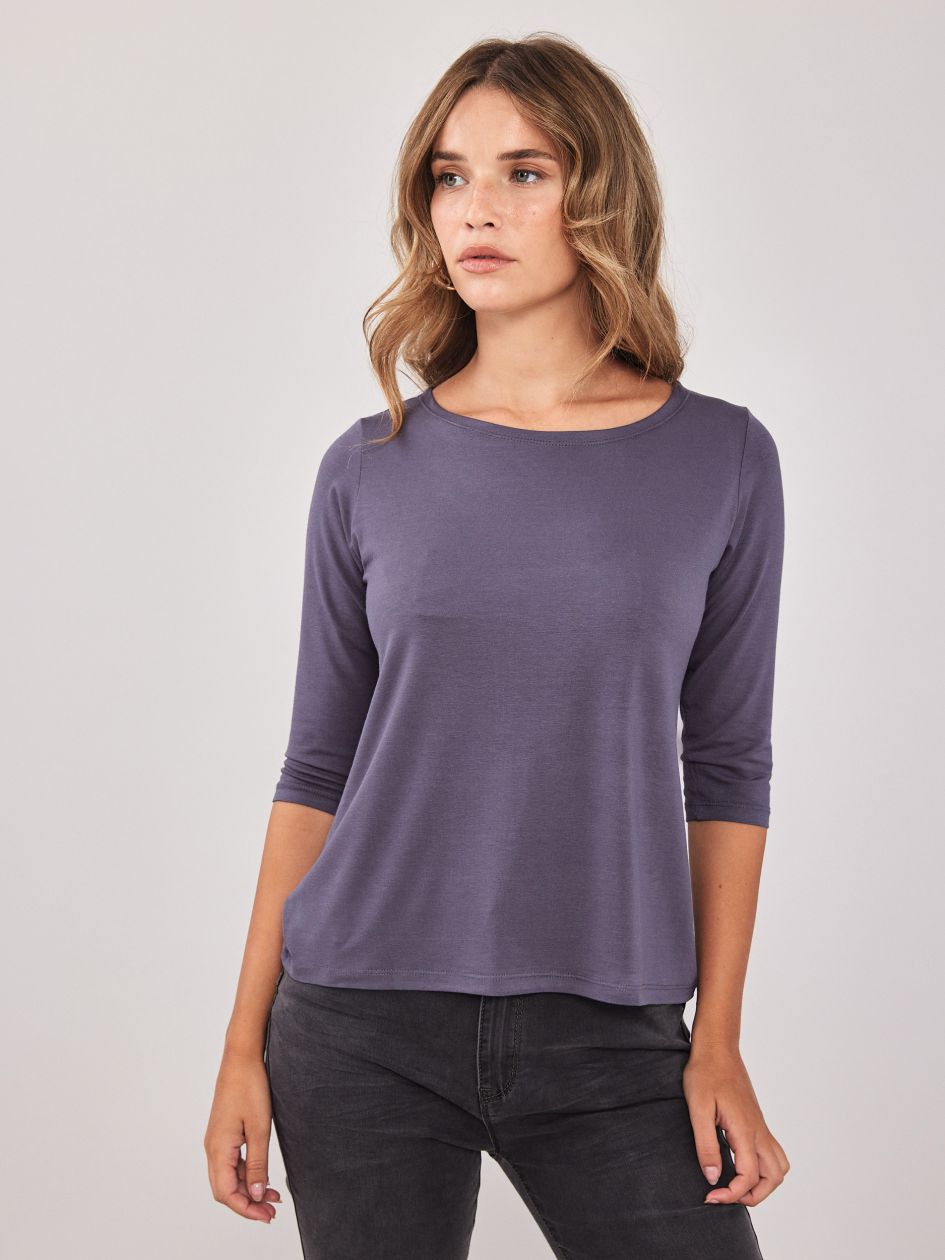 חולצת סירה שרוול 3/4