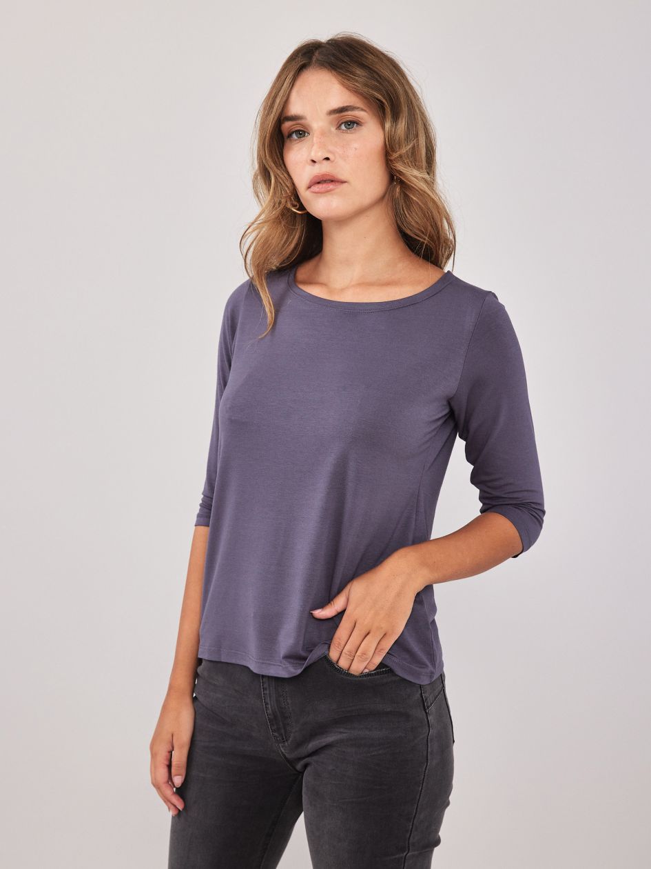 חולצת סירה שרוול 3/4