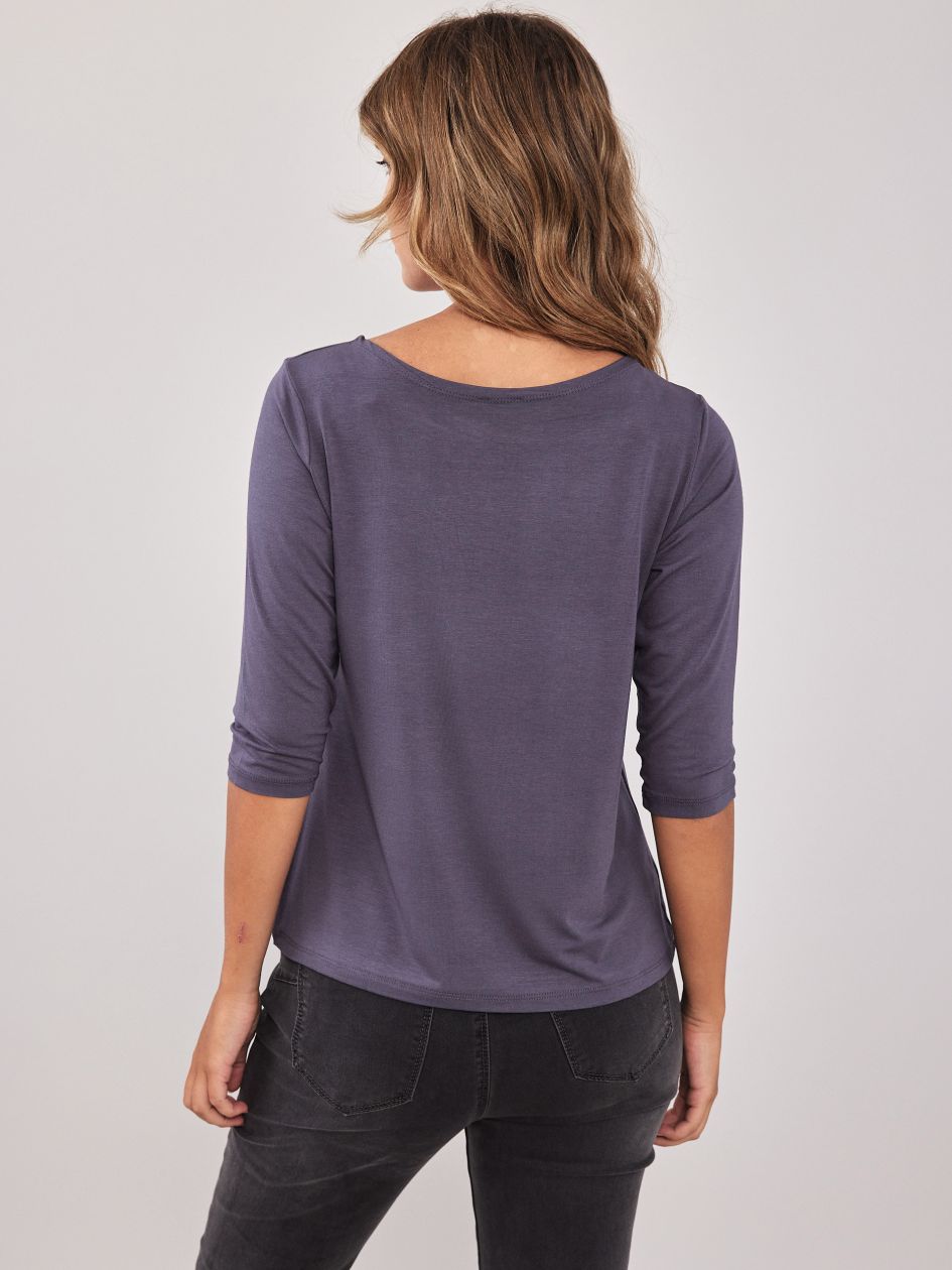 חולצת סירה שרוול 3/4