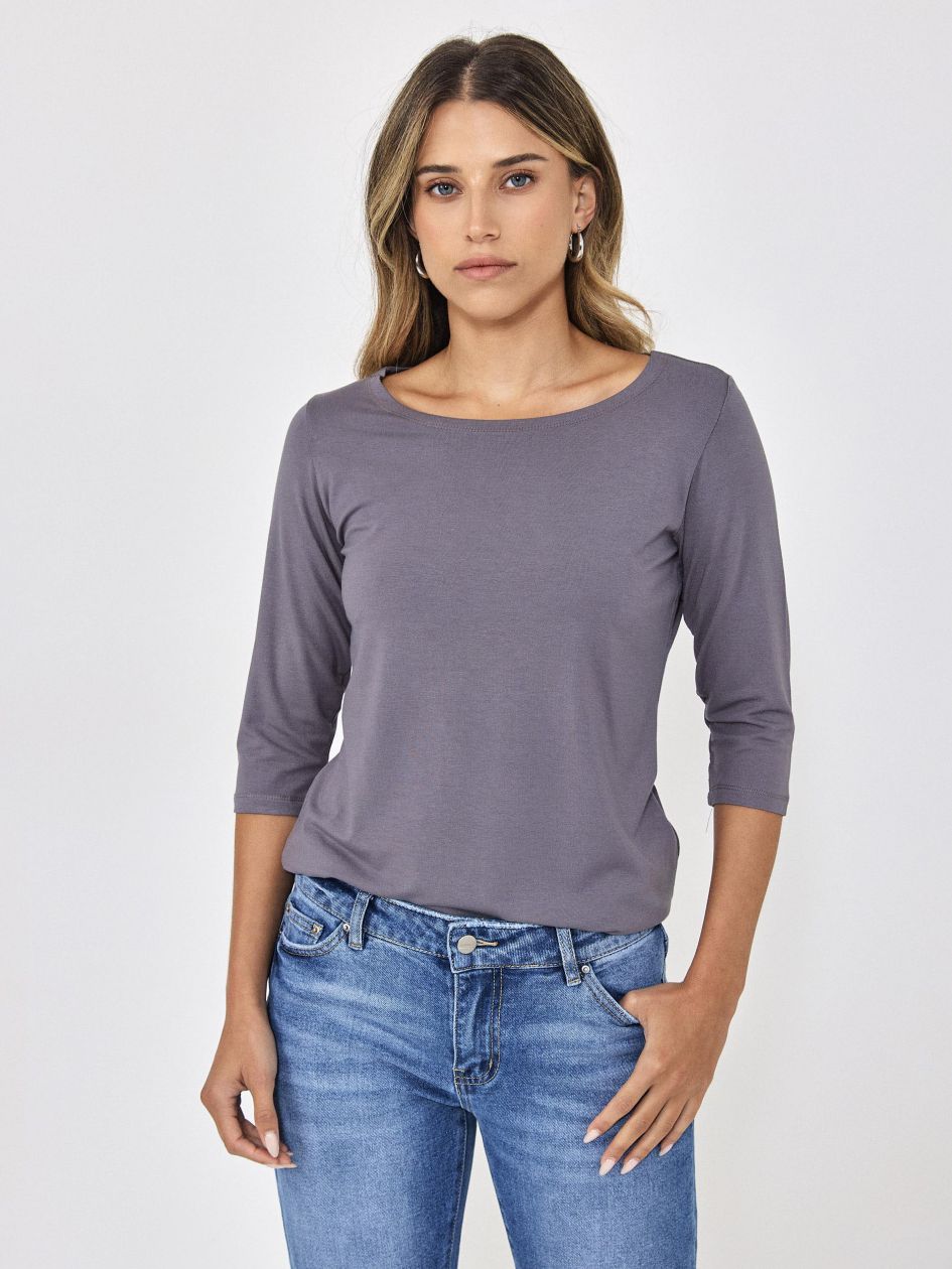 חולצת סירה שרוול 3/4