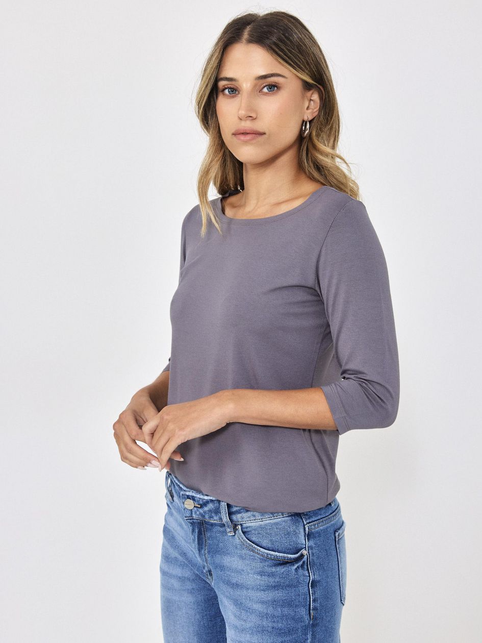 חולצת סירה שרוול 3/4