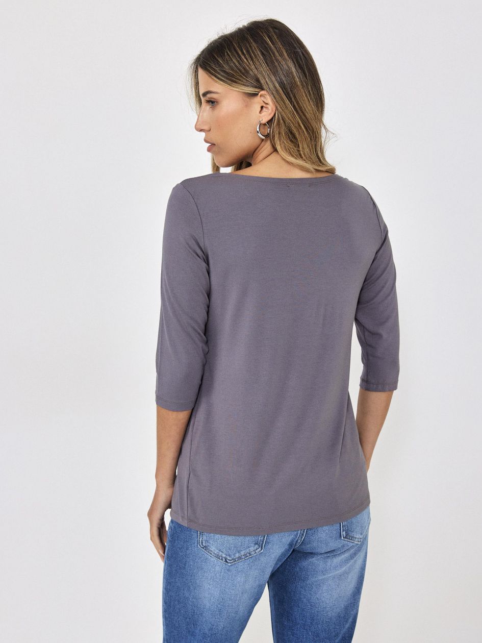 חולצת סירה שרוול 3/4