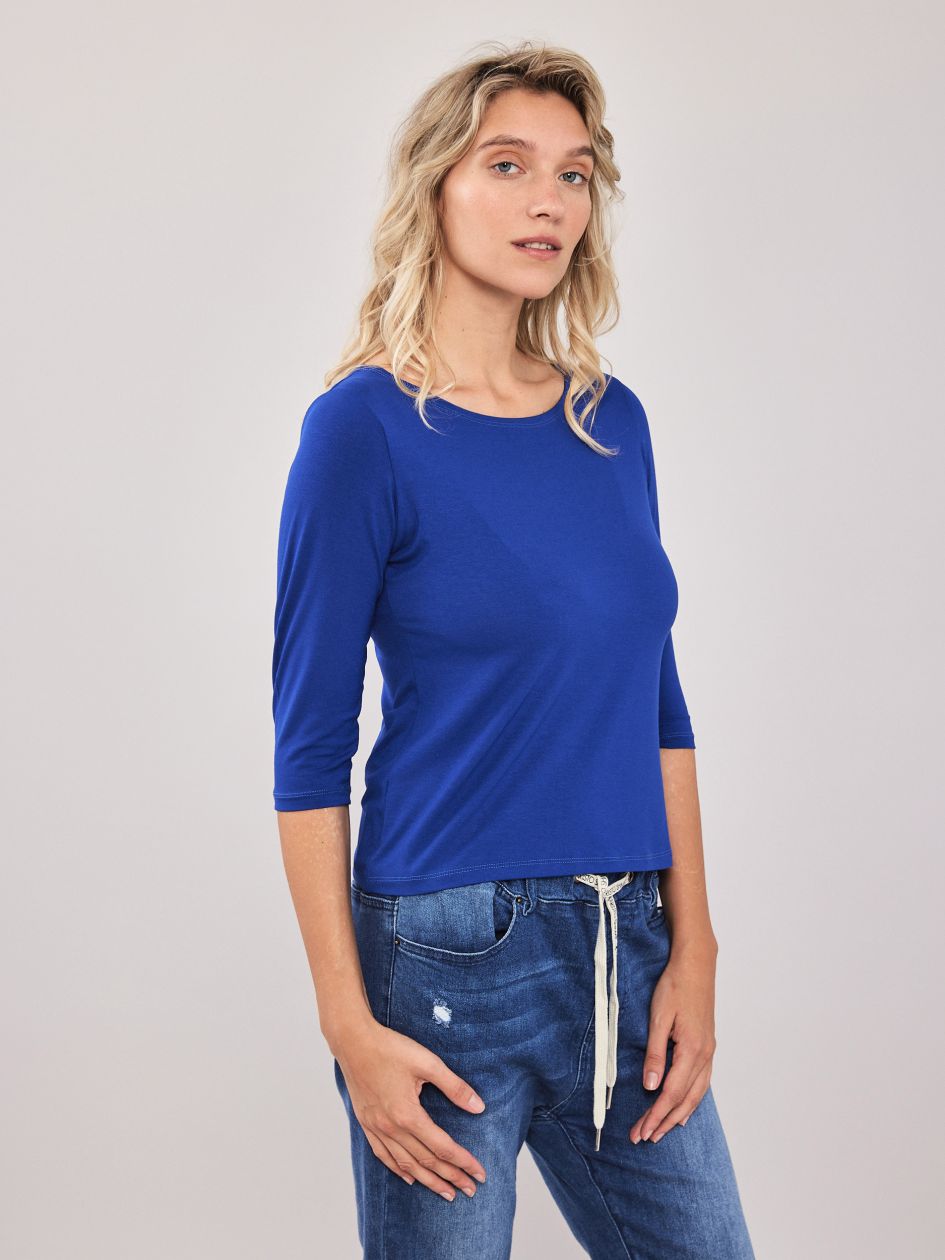 חולצת סירה שרוול 3/4