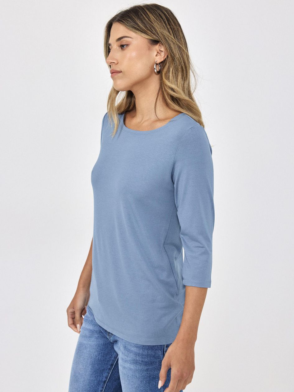 חולצת סירה שרוול 3/4