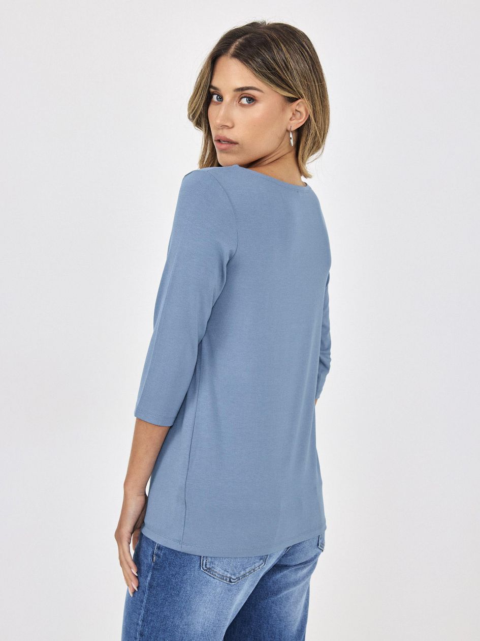 חולצת סירה שרוול 3/4